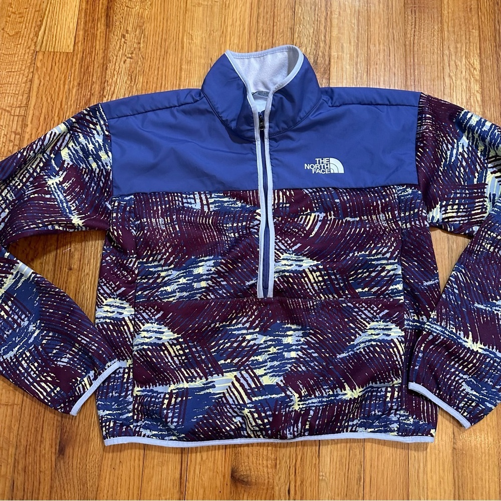 The North Face Tundra Fleece Pullover. Girls size XL (g8)